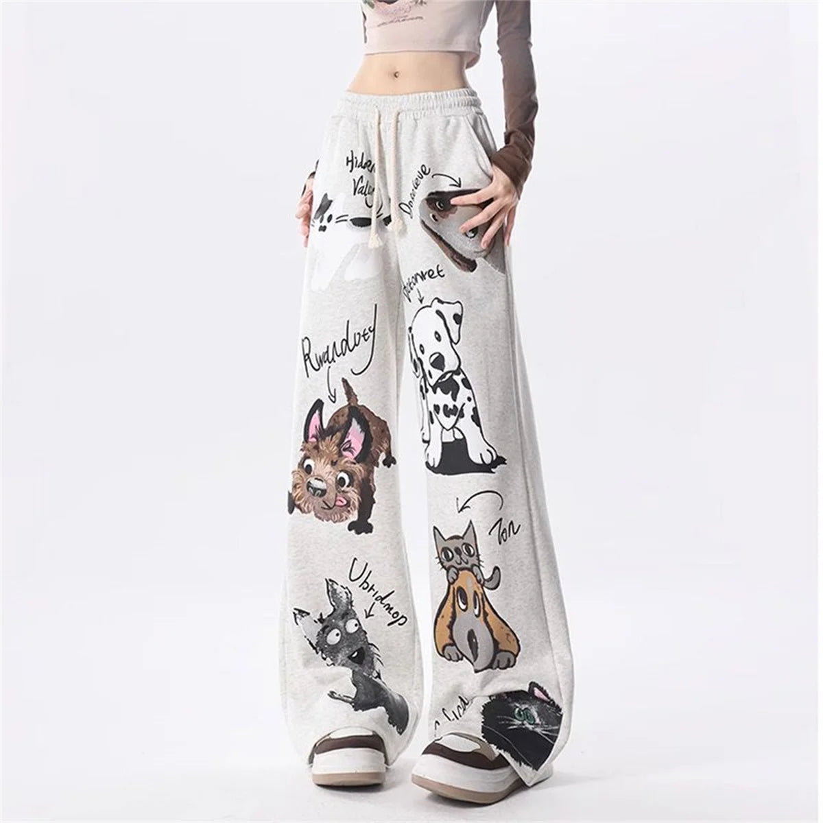 Fashion High Waist Cargo Pants