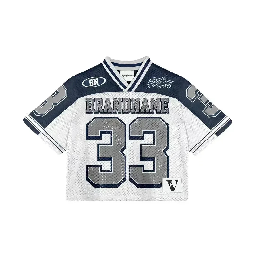 Printed Baseball T-shirt Football Jersey